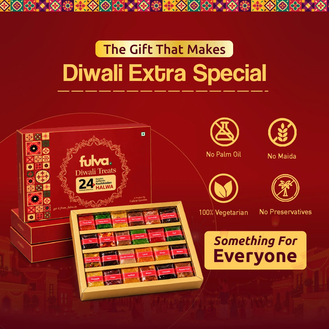 Diwali Treats - 24 Varieties of Calicut Halwa