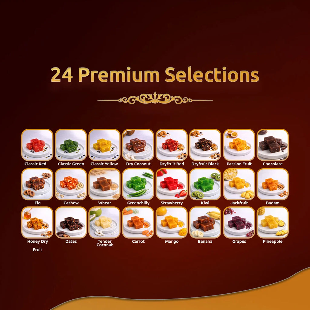 24 Premium Varieties of Kozhikoden Halwa
