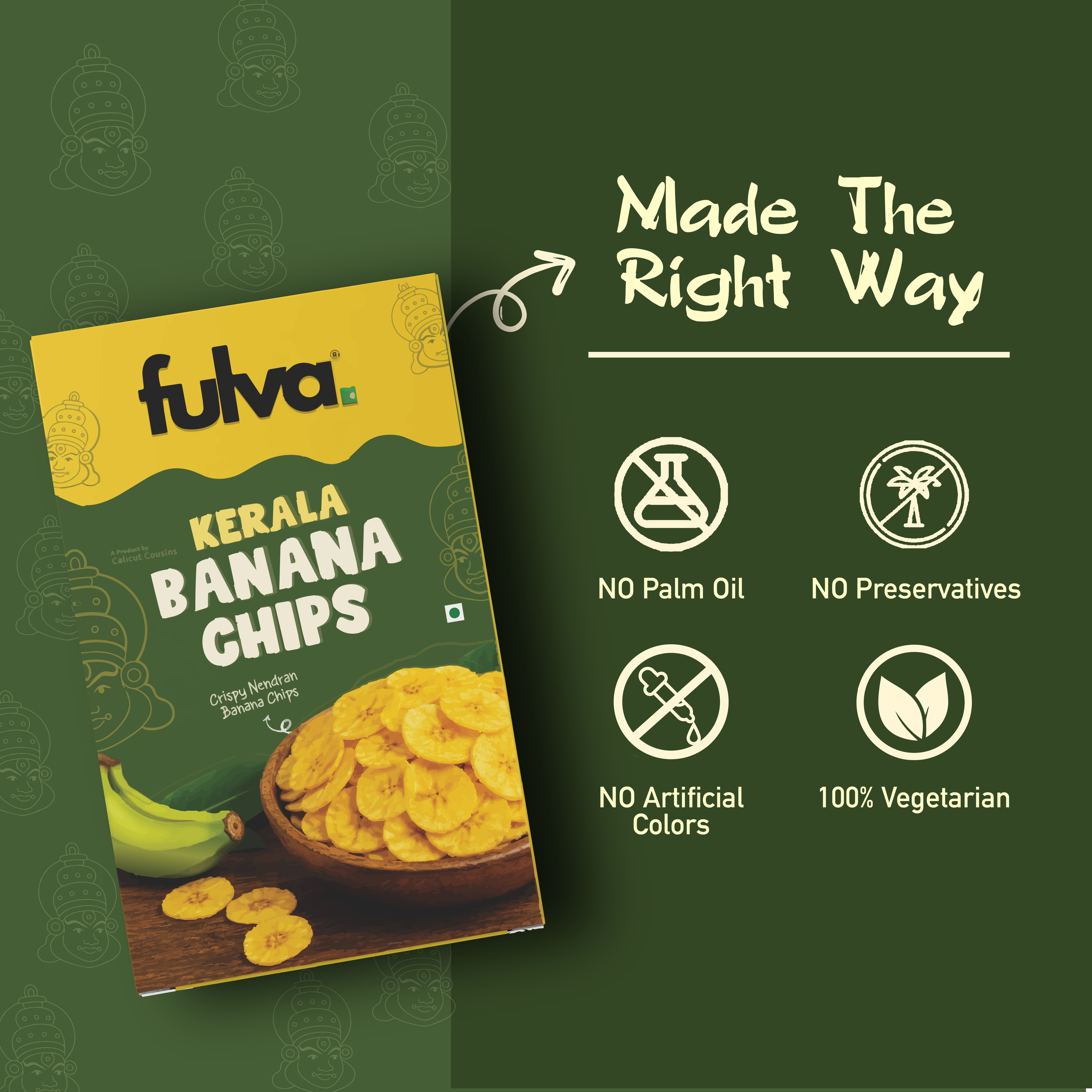 Kerala Banana Chips Pack of 4