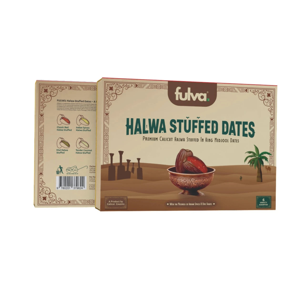 Halwa Stuffed Medjool Dates