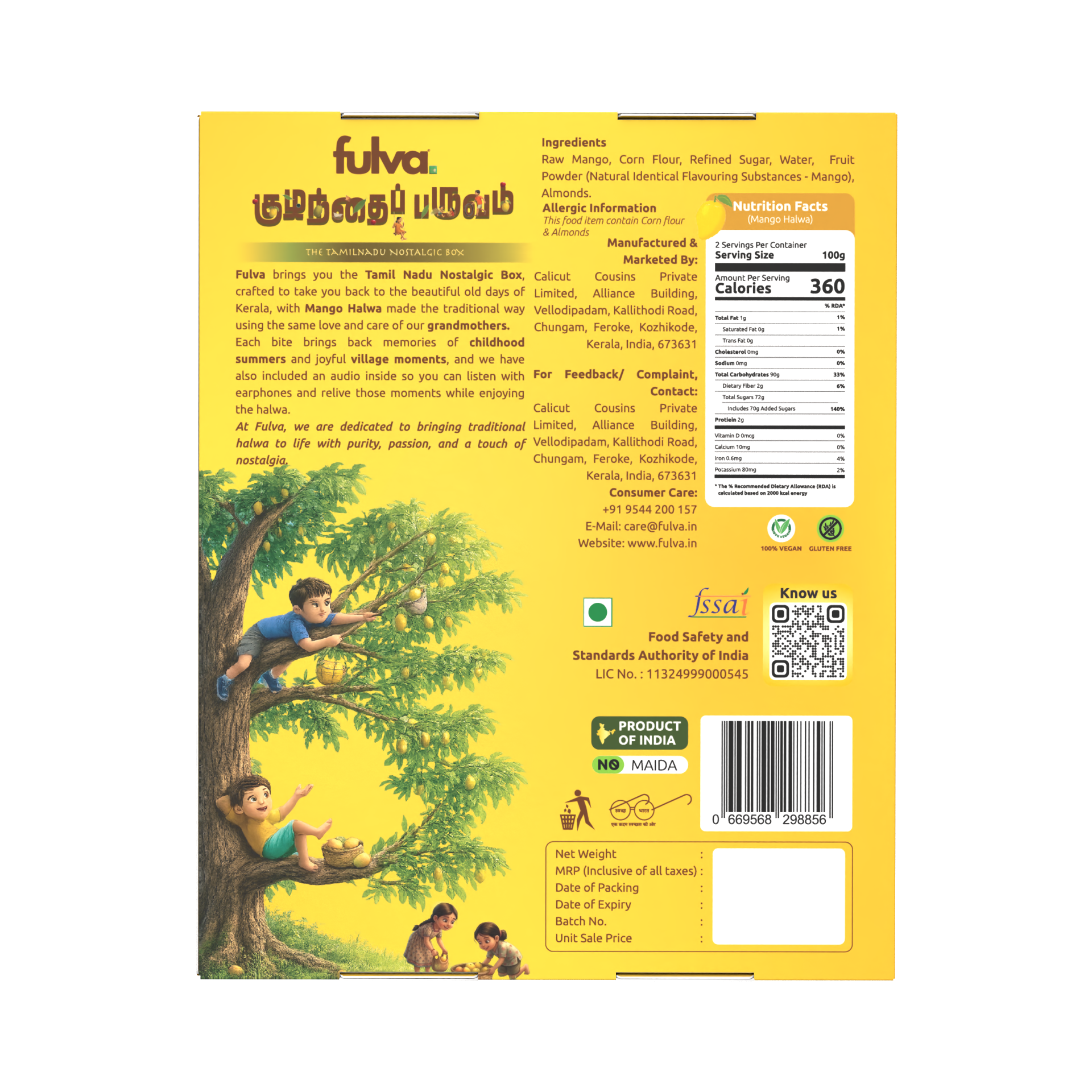 Mango Halwa - Tamil Nadu Nostalgic Box