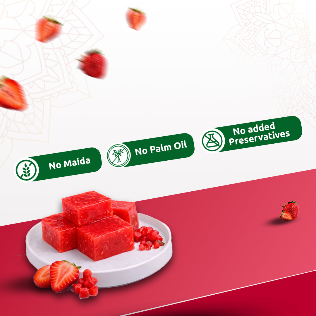 Strawberry Halwa - Kozhikoden Halwa