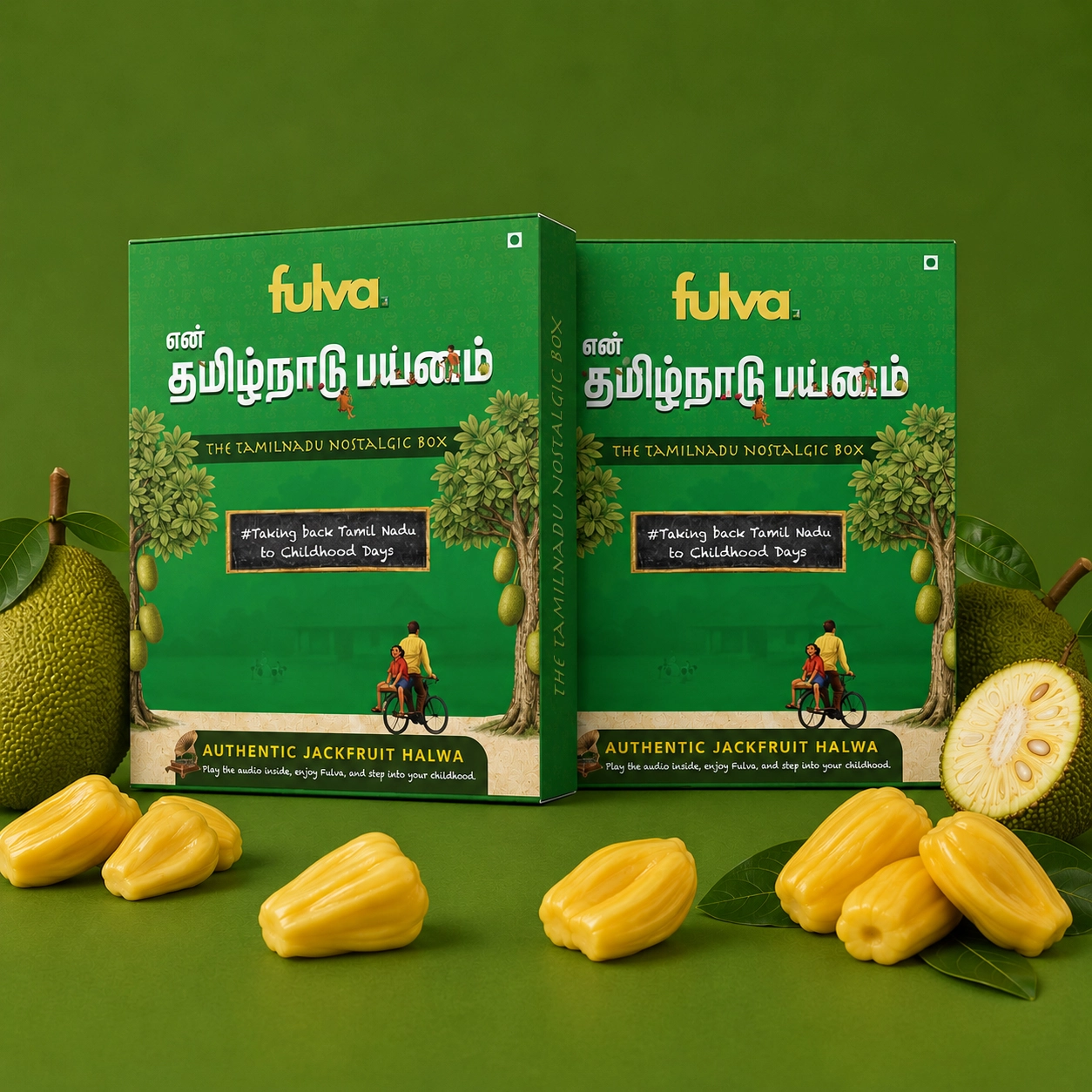 Jackfruit Tamil In Green Bg